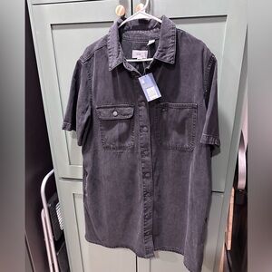 Universal Thread Faded Black Denim Dress